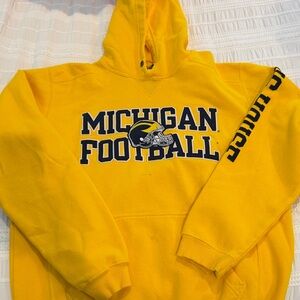 Yellow Michigan Football Hoodie